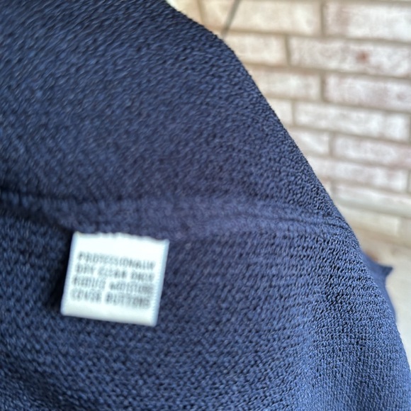 St. John Marie Gray Vintage Navy Santana Knit Jacket sz 4 To Die For Buttons - Picture 10 of 10